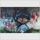 Image No : G12R2C3 : Graffiti in derelict building, Maryport