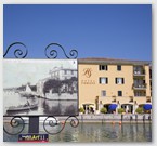 Image No : G26R2C5 : Hotel Sirmione from the harbour wall