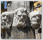 Image No : G28R1C5 : Sculpture in the Dalmatian Square at the Vittoriale Museum