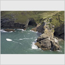 Image No : G5R3C4 : Merlin's Cave at Tintagel, Cornwall