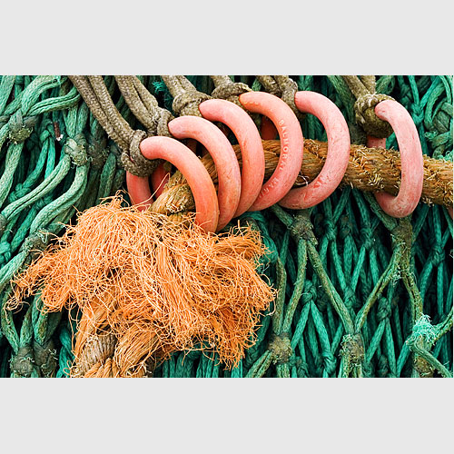 Fishing nets at Maryport, Cumbria